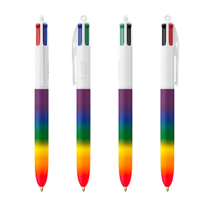 Stylo BIC® 4 Couleurs® Rainbow Decor personnalisable