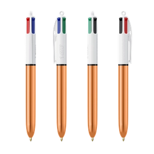 Stylo BIC® 4 Couleurs Shine bille personnalisable