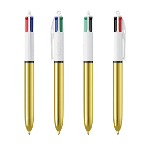 Stylo BIC® 4 Couleurs Shine bille personnalisable