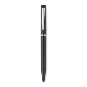 Stylo bille twist paille de blé/ABS encre bleue personnalisable