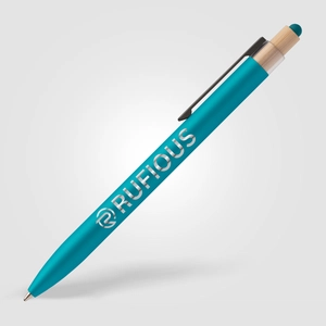 Stylo en aluminium 100% recyclé avec stylet personnalisable