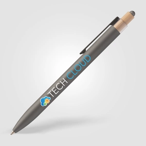 Stylo en aluminium 100% recyclé avec stylet personnalisable