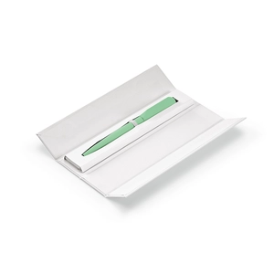 Stylo en aluminium recyclé, encre noire 1 km Dokumental® personnalisable