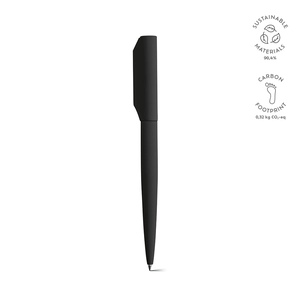 Stylo en aluminium recyclé, encre noire 1 km Dokumental® personnalisable