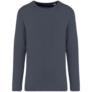 Sweat-shirt écoresponsable à col rond délavé unisexe - Fabrication Europe personnalisable