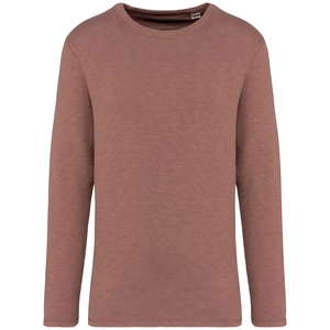Sweat-shirt écoresponsable à col rond délavé unisexe - Fabrication Europe personnalisable