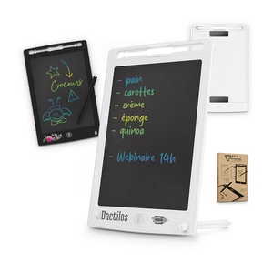 Tablette ardoise numérique LCD coloré anti-effacement 8,5 pouces personnalisable