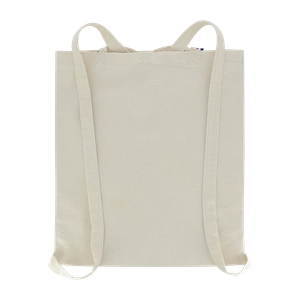 Tote bag à dos confectionné en France - coton recyclé 250gr/m2 personnalisable