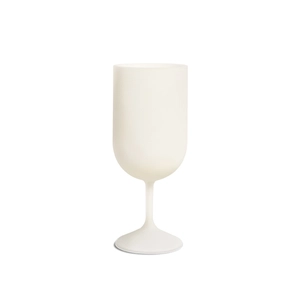 Verre à pied réutilisable en bio-composite 18cl  - Fabrication Française personnalisable