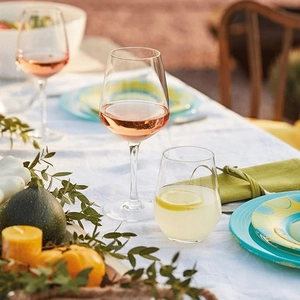 Verre à vin Fabriqué en France - corps en verre ultra transparent personnalisable