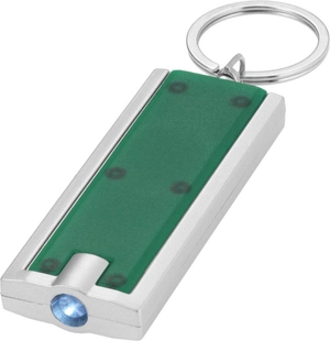 Porte clés avec lampe LED avec bouton poussoir  personnalisable