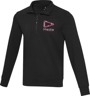 Sweater unisexe Aware™ recyclé à fermeture quart de zip personnalisable