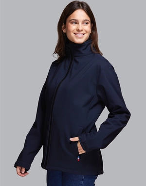 Blouson softshell Femme en polyester recyclé Made in France personnalisable