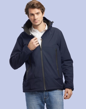 Blouson Softshell Homme en polyester recyclé rPET personnalisable