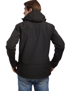 Blouson Softshell Homme en polyester recyclé rPET personnalisable