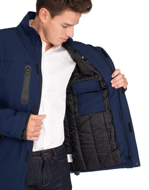 Blouson Softshell unisexe 3 couches avec membrane imperméable personnalisable