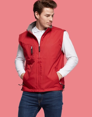 Bodywarmer unisexe 100% polyester Pongee personnalisable
