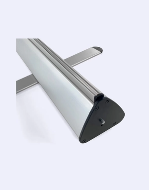 Enrouleur alu 85 x 200 cm - structure en aluminum triangulaire personnalisable
