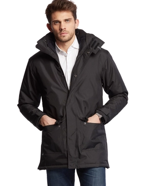 Parka 3 en 1 en polyester Oxford avec une softshell intérieure détachable personnalisable