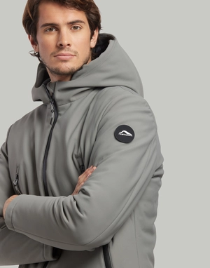Parka softshell avec doublure doudoune personnalisable