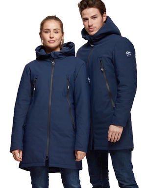 Parka softshell avec doublure doudoune personnalisable