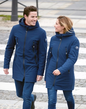Parka softshell avec doublure doudoune personnalisable