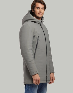 Parka softshell avec doublure doudoune personnalisable
