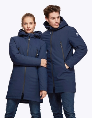 Parka softshell avec doublure doudoune personnalisable