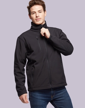 Softshell Homme 3 couches - Poignets réglables par Velcro personnalisable