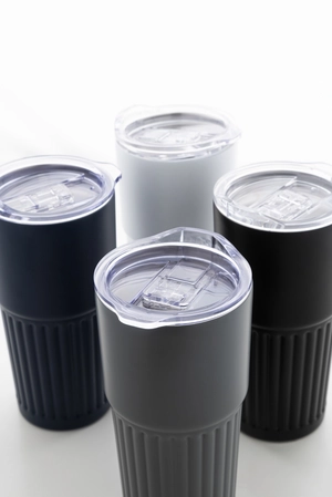 Mug thermos isotherme à double paroi en acier inoxydable recyclé 600 ml personnalisable