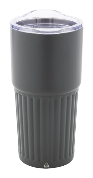 Mug thermos isotherme à double paroi en acier inoxydable recyclé 600 ml personnalisable