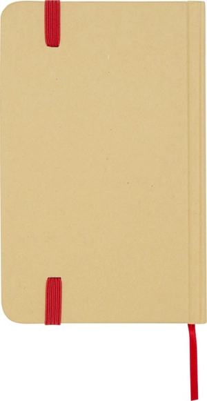 Carnet A6 uni recyclé à couverture rigide personnalisable