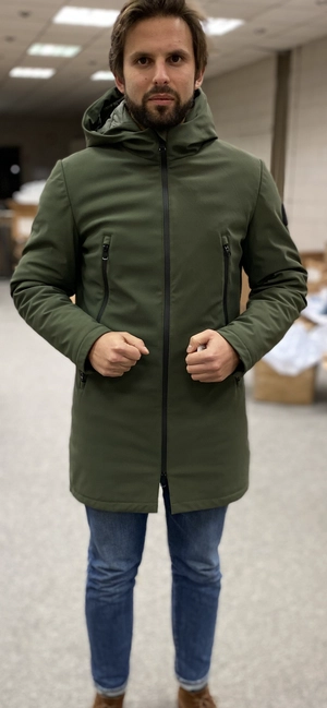 Parka softshell avec doublure doudoune personnalisable