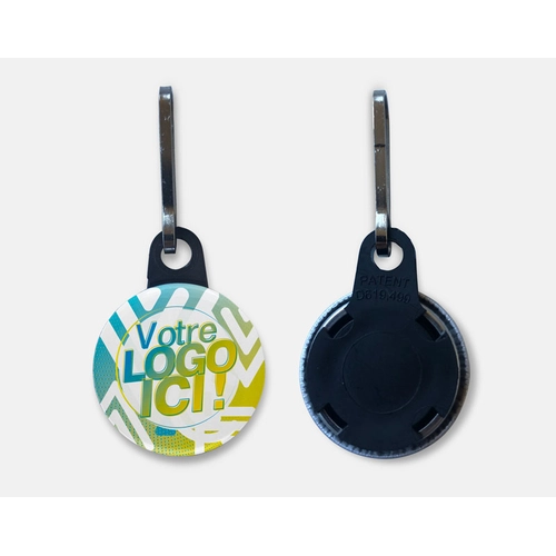 image du produit Badges Zip 25 mm - Made in France