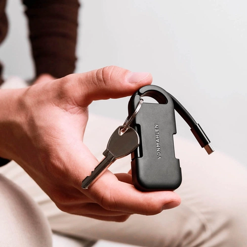 image du produit Batterie externe de secours ultra-compacte de 1 000 mAh conçue pour votre porte-clés