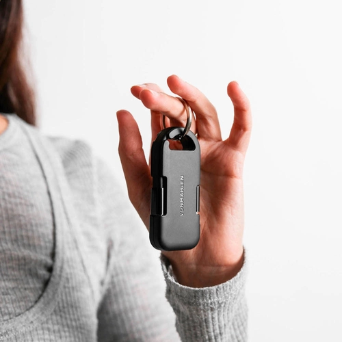 image du produit Batterie externe de secours ultra-compacte de 1 000 mAh conçue pour votre porte-clés