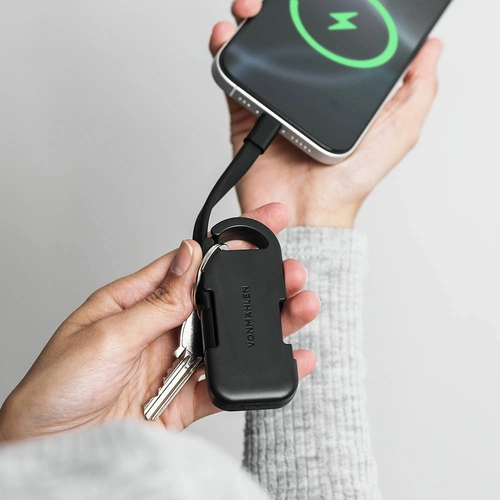 image du produit Batterie externe de secours ultra-compacte de 1 000 mAh conçue pour votre porte-clés