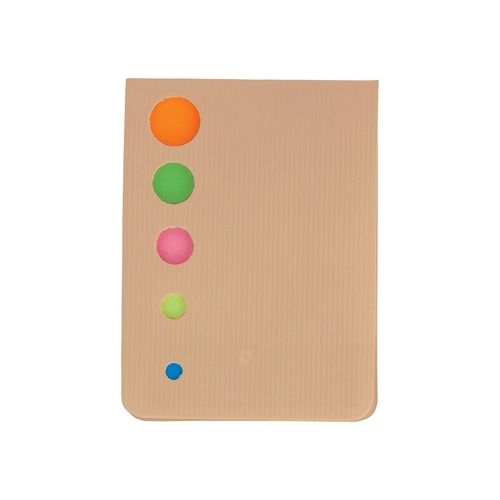 image du produit Bloc-mémo adhésif personnalisable avec 100 mémos - 5 coloris
