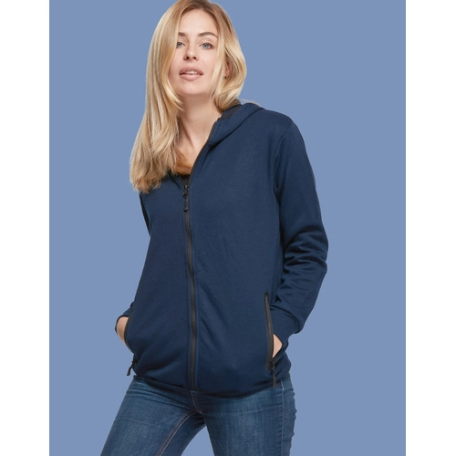 image du produit Blouson ajusté avec une coupe sport en maille polyester et coton
