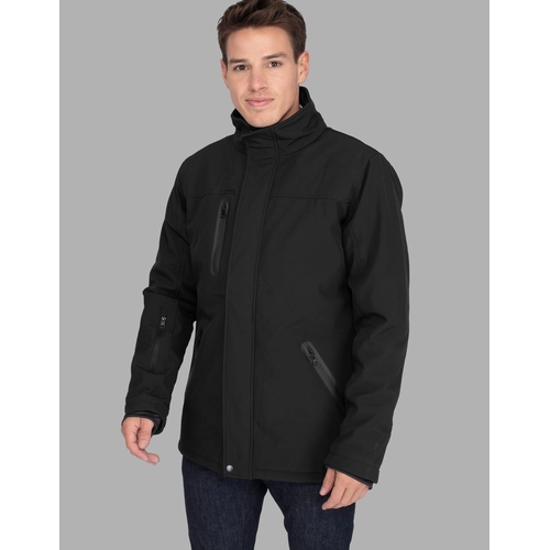 image du produit Blouson Softshell unisexe 3 couches avec membrane imperméable