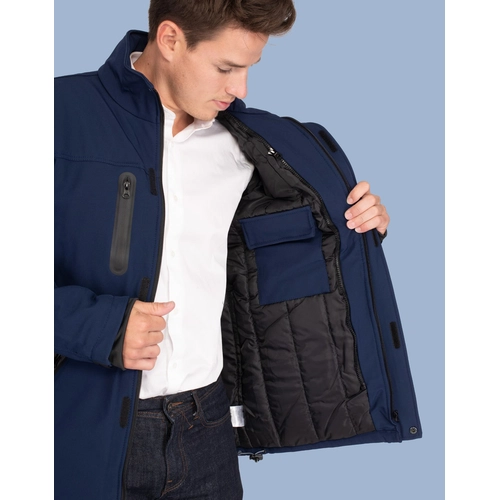 image du produit Blouson Softshell unisexe 3 couches avec membrane imperméable