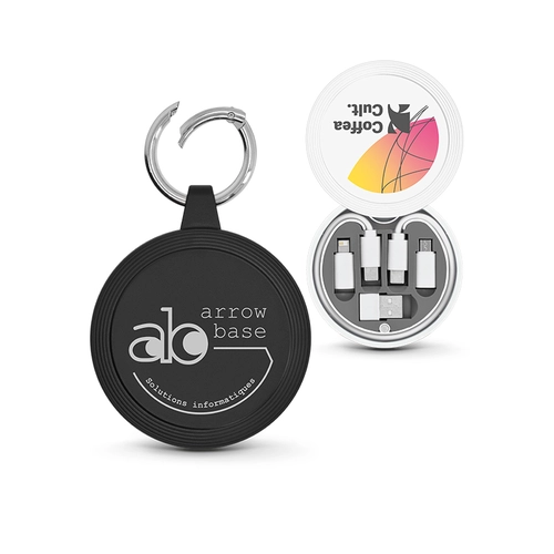 image du produit Boîtier d'adaptateurs et câble de données USB-C