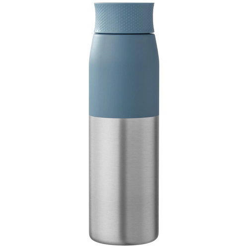 image du produit Bouteille à couvercle à torsion en acier inoxydable recyclé - 650 ml