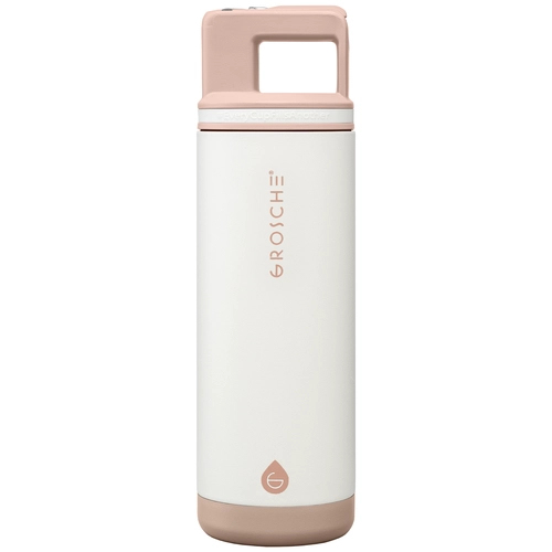 image du produit Bouteille acier inoxydable, paille amovible - 590 ml