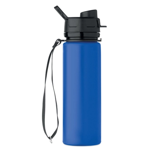 image du produit Bouteille de sport pliable en silicone avec couvercle en PP