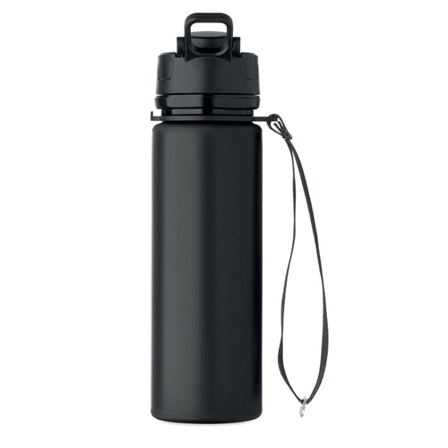 image du produit Bouteille de sport pliable en silicone avec couvercle en PP