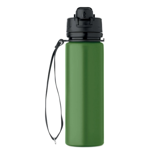 image du produit Bouteille de sport pliable en silicone avec couvercle en PP