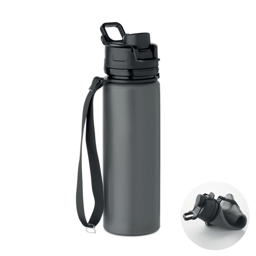 image du produit Bouteille de sport pliable en silicone avec couvercle en PP