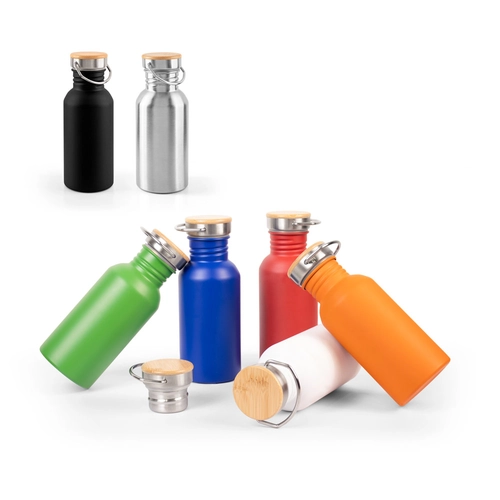 image du produit Bouteille en acier inoxydable à simple paroi (90 % recyclé)