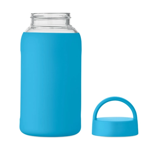 image du produit Bouteille en verre borosilicate de haute qualité avec pochette en silicone